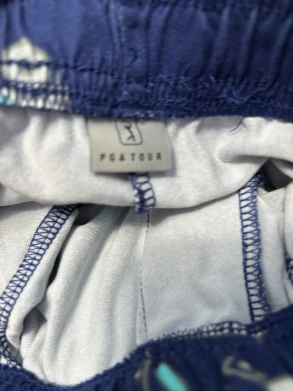 PGA Tour Blue Golf Cart Pajama Pants Lounge Casual Bottoms Mens Size Small New